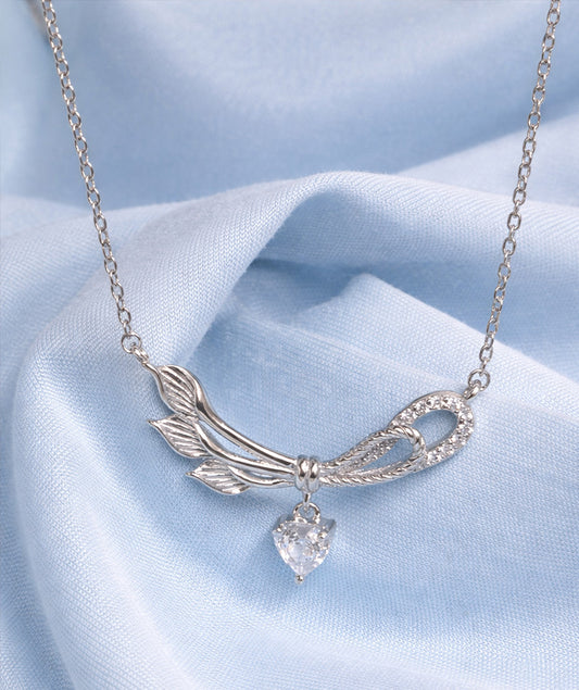 Forever Knot 925 Silver Pendant Chain For Women