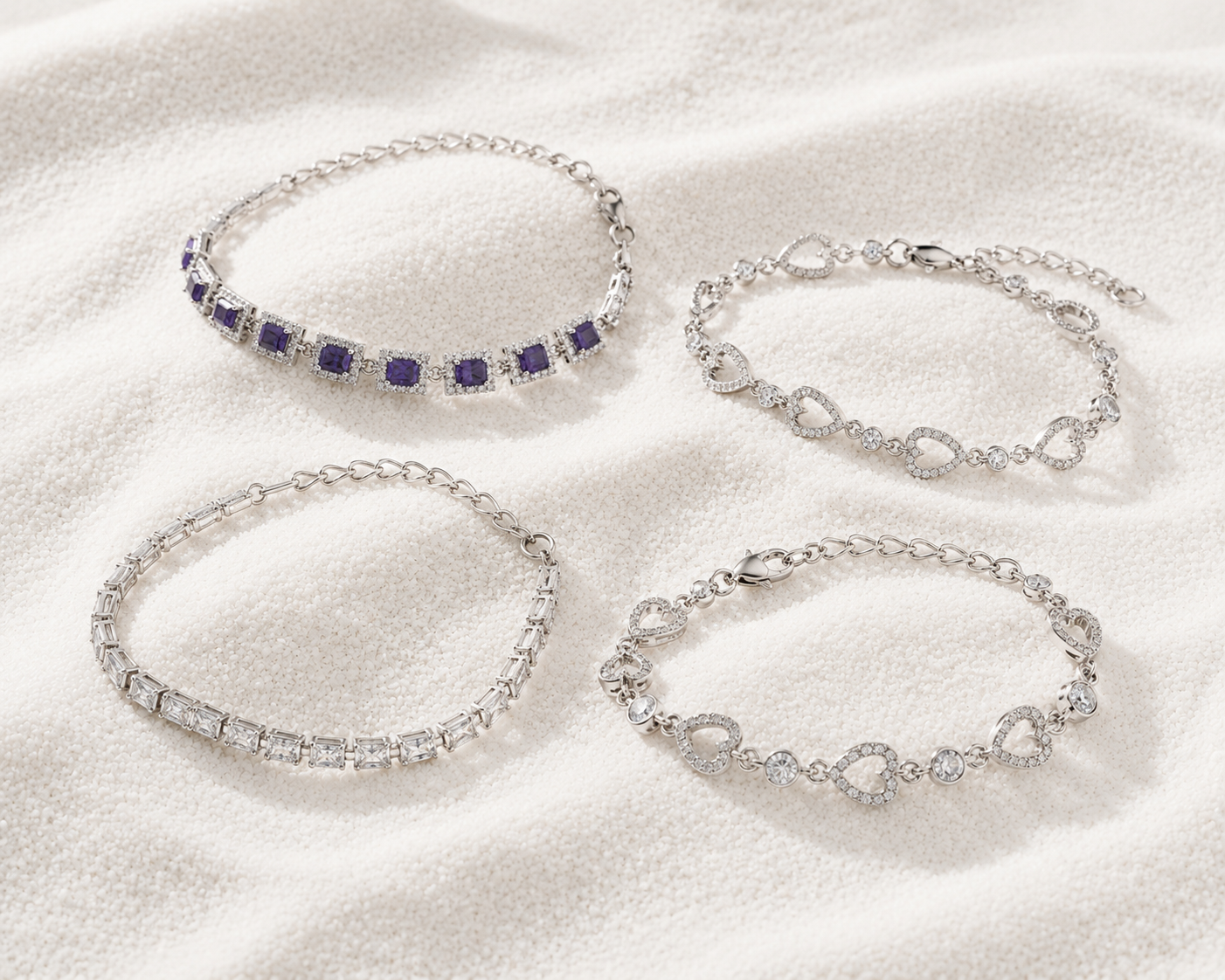 Women in Silver Bracelets