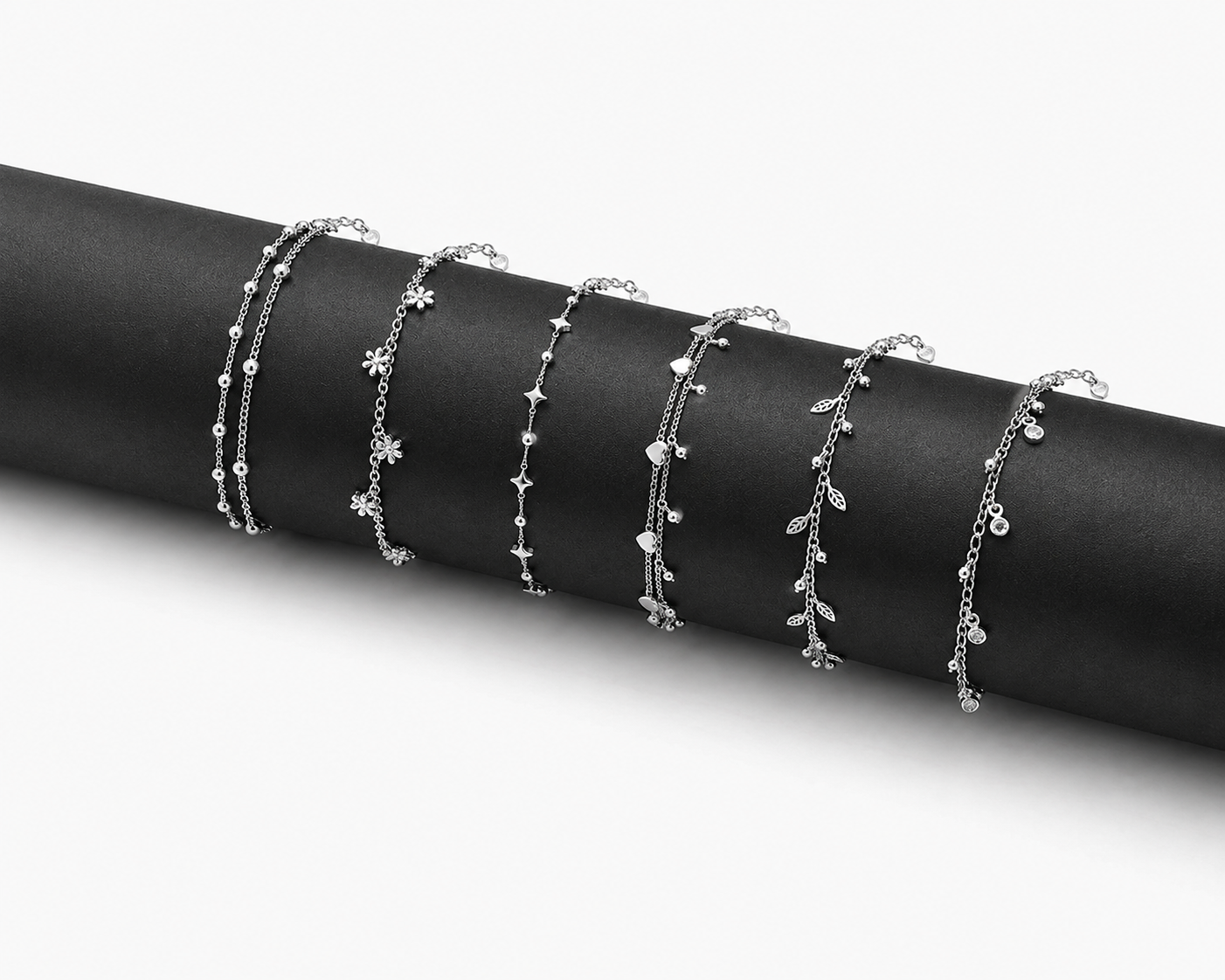 Silver Anklets