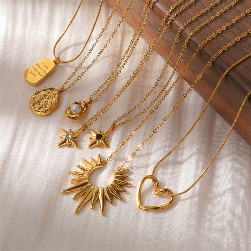 18K Gold Plated Women Necklaces