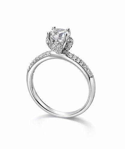 Sparkling solitaire Silver 925 Ring For Women