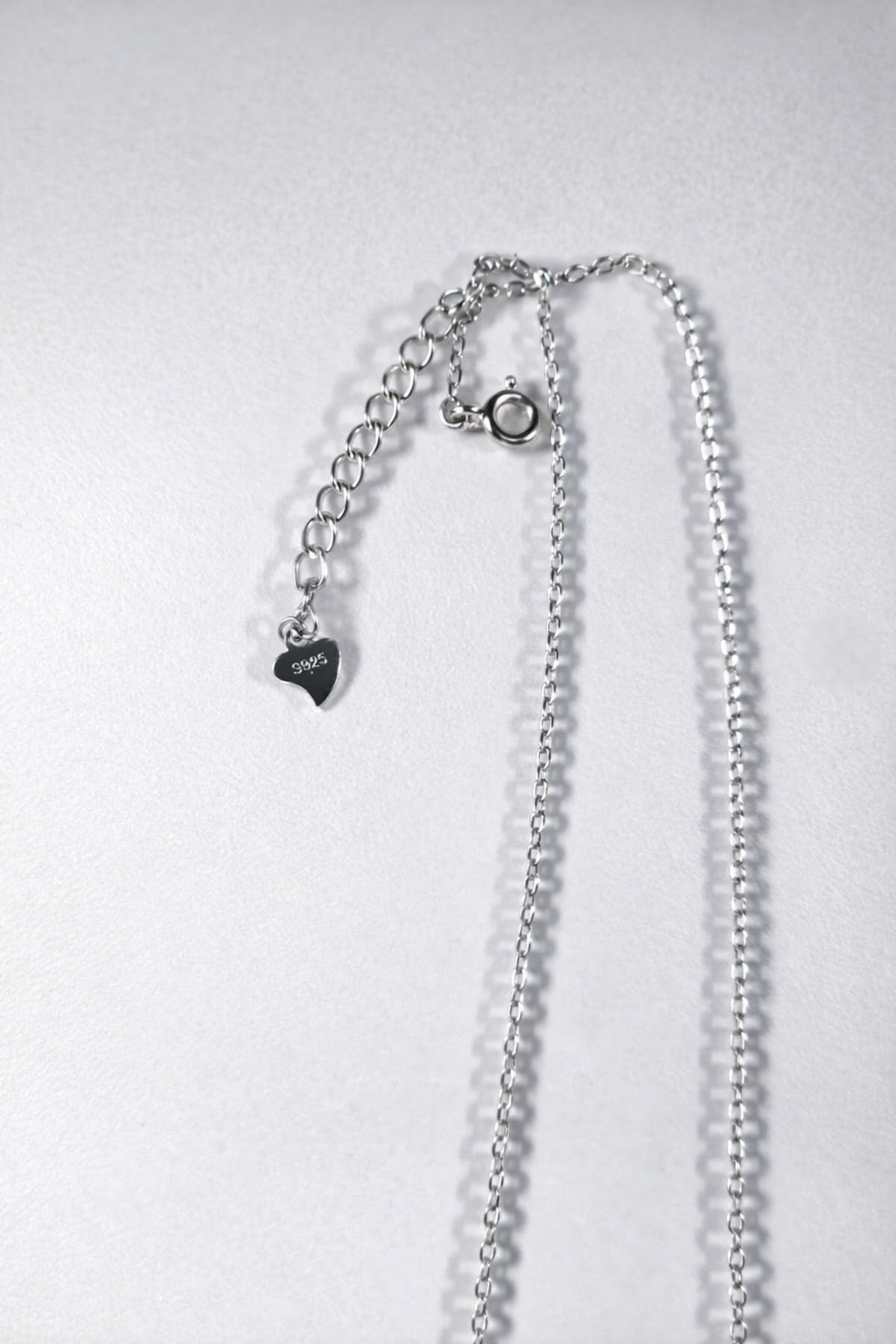 Serene V-Drop 925 Silver Pendant Chain For Women