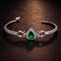 Evergreen Halo 925 Silver Bracelet For Female