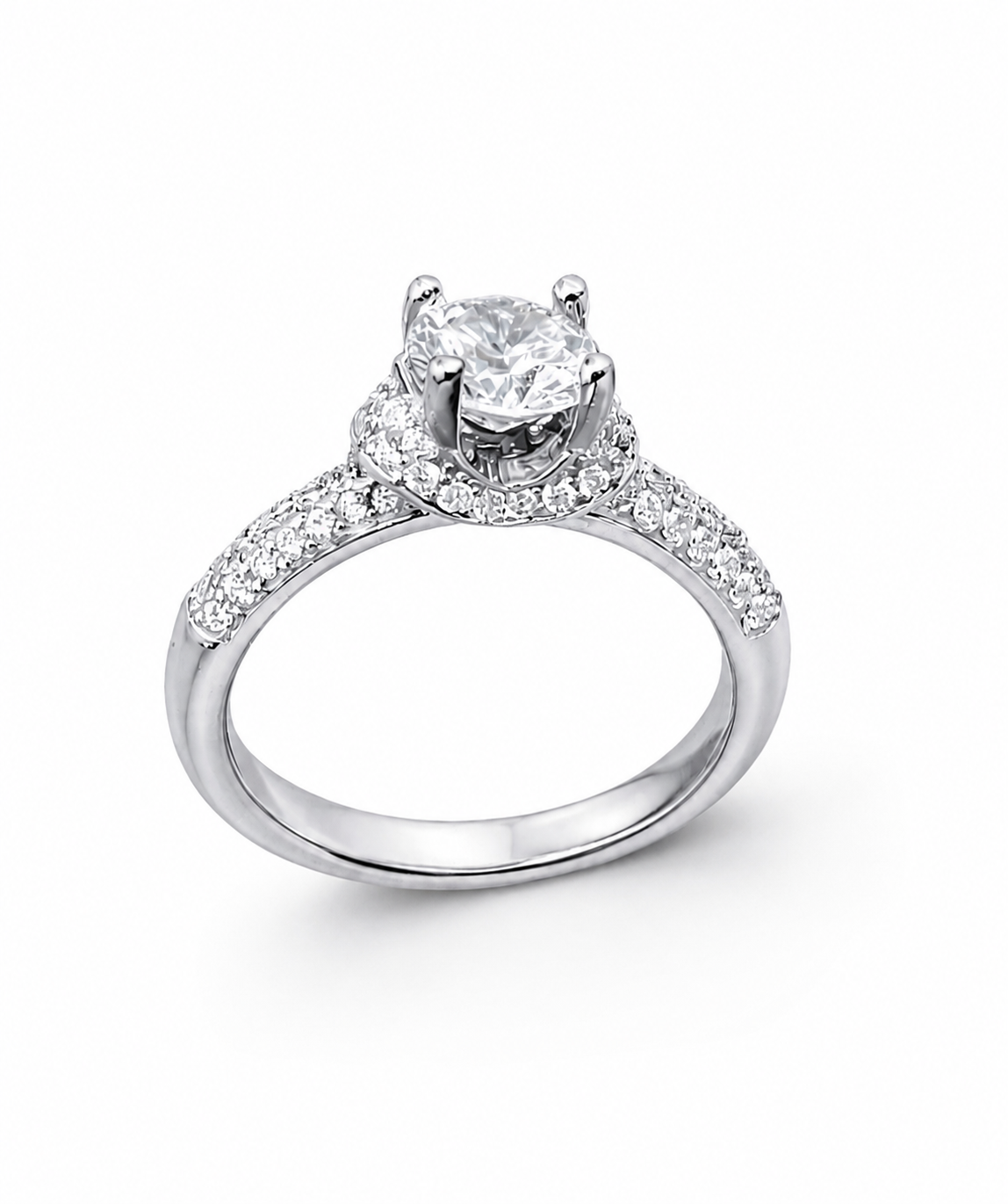 Silver Aura Royal Whisper Ring For Women