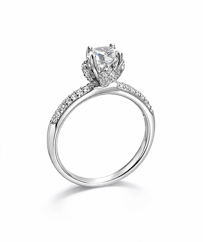 Sparkling solitaire Silver 925 Ring For Women