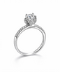 Sparkling solitaire Silver 925 Ring For Women