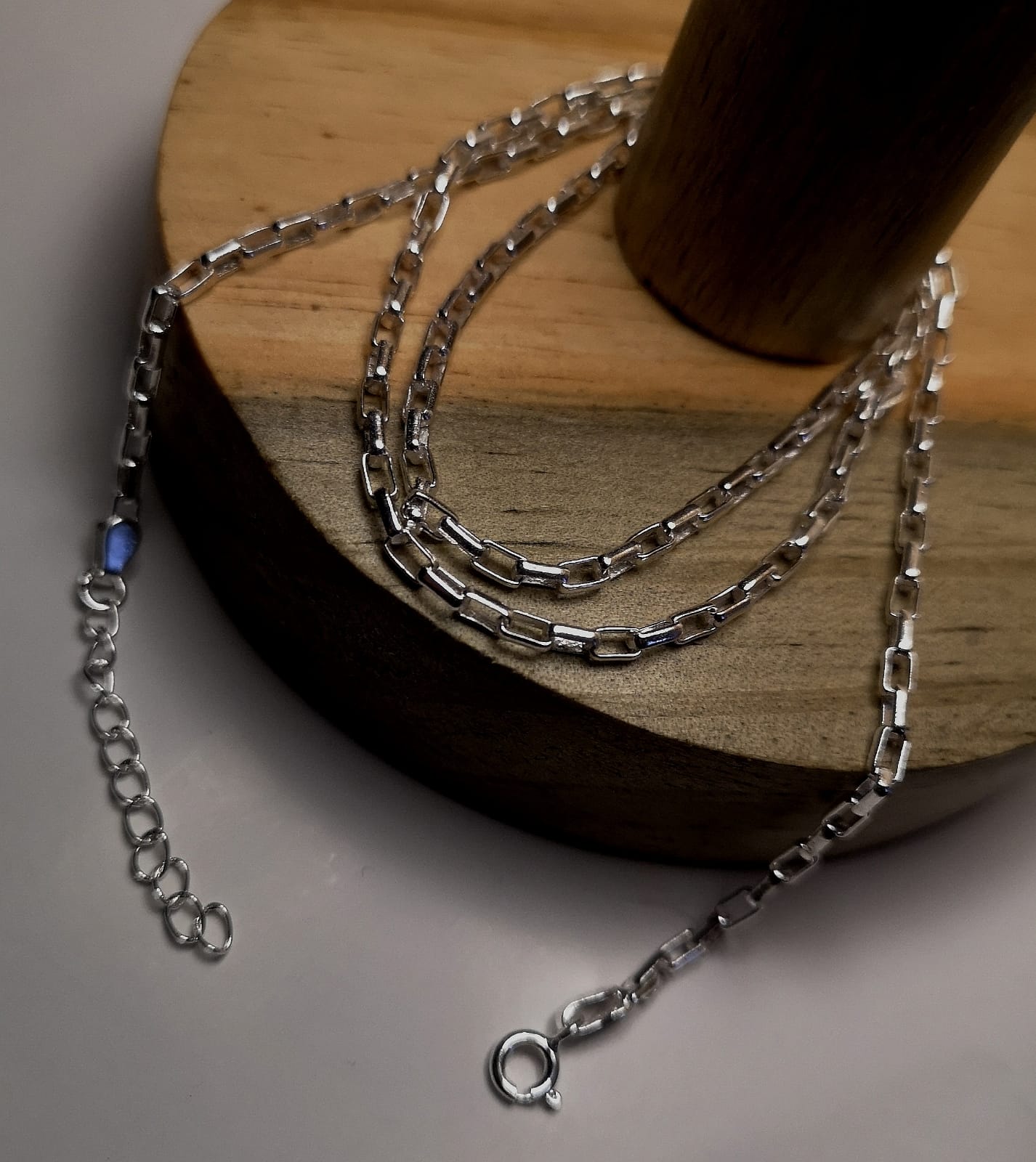 KAAVI Women's Cuban 925 Silver chain Anklet