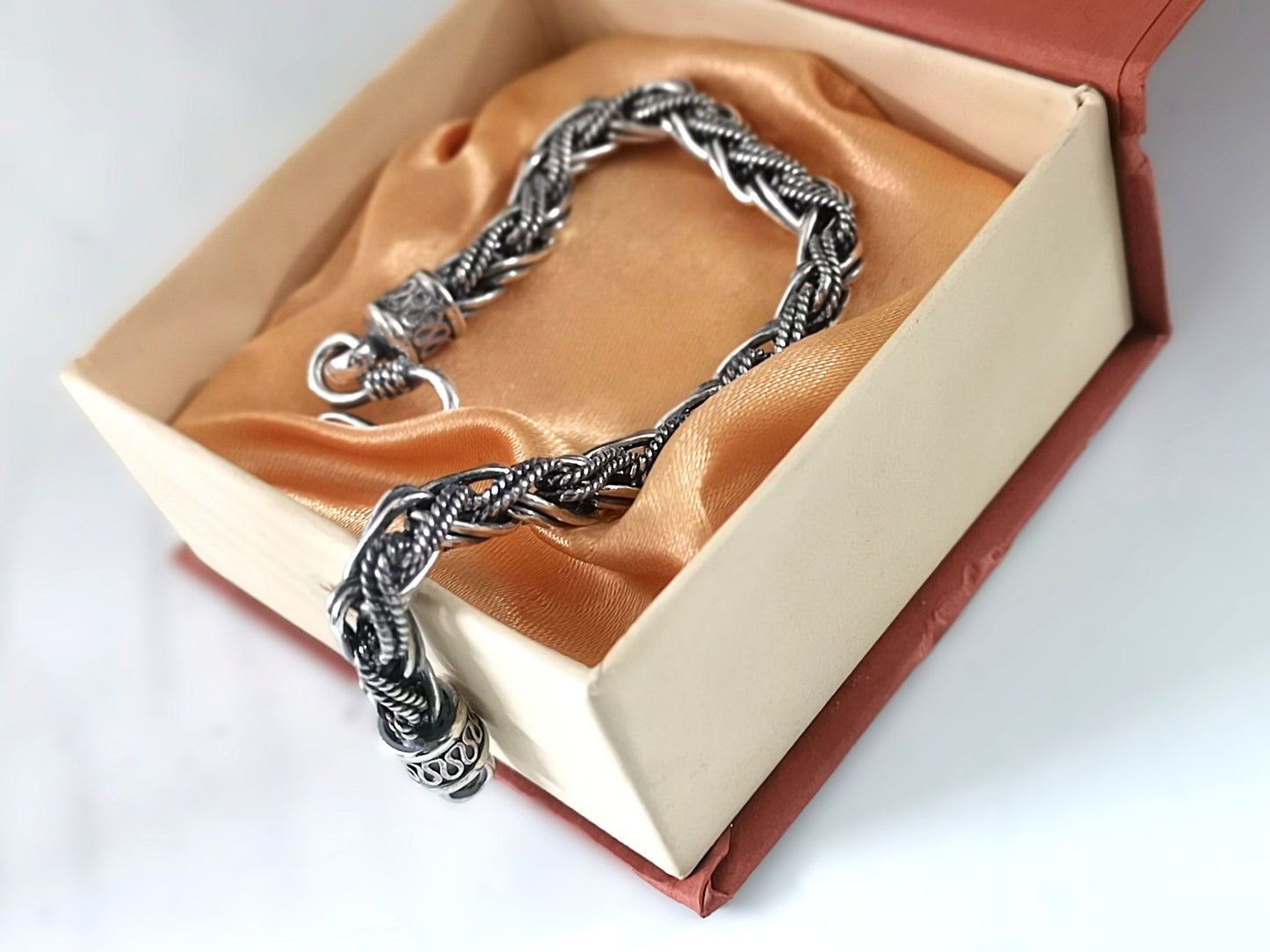 Antique Vintage Oxidised Bracelet For Men
