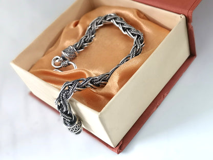 Antique Vintage Oxidised Bracelet For Men