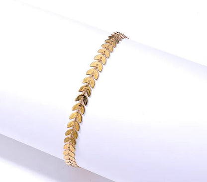 Bliss Butterfly Female Anklet 18K Gold Plated