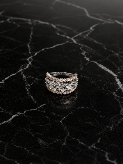 Moonlit Crown Silver 925 Ring For Women