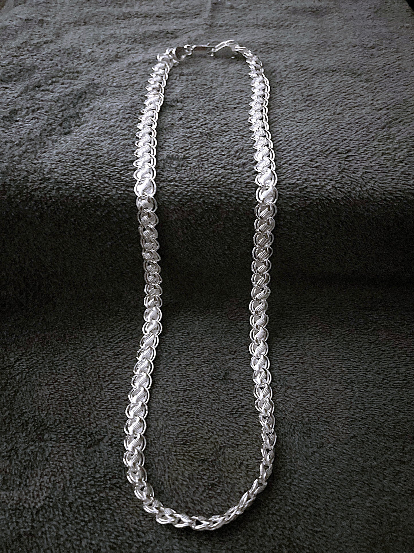 Lotus Silver 925 Men's Chain by KAAVI JEWELLERRS