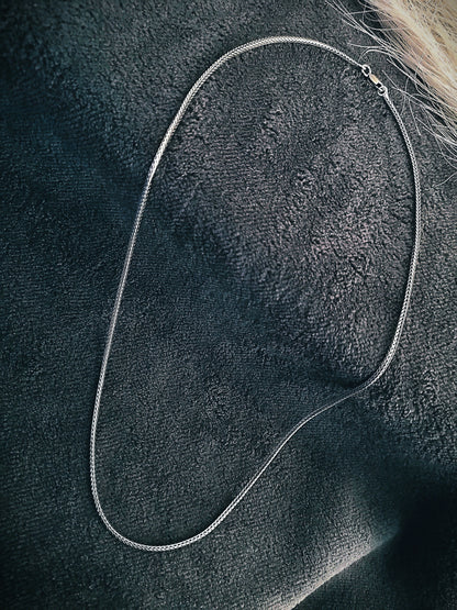 Fashion Frill Pure 925 Oxidized Silver Men's Chain