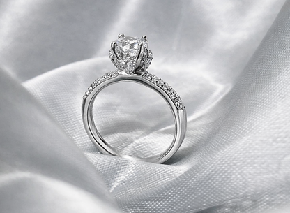 Sparkling solitaire Silver 925 Ring For Women