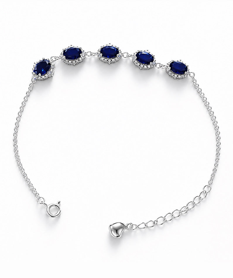 Aurielle Violet Silver Bracelet