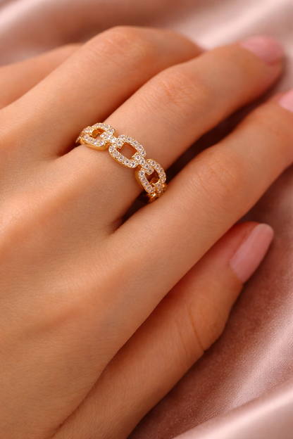 Modern Simplicity With A Personal Touch Anti-Oxidant Ring For Female