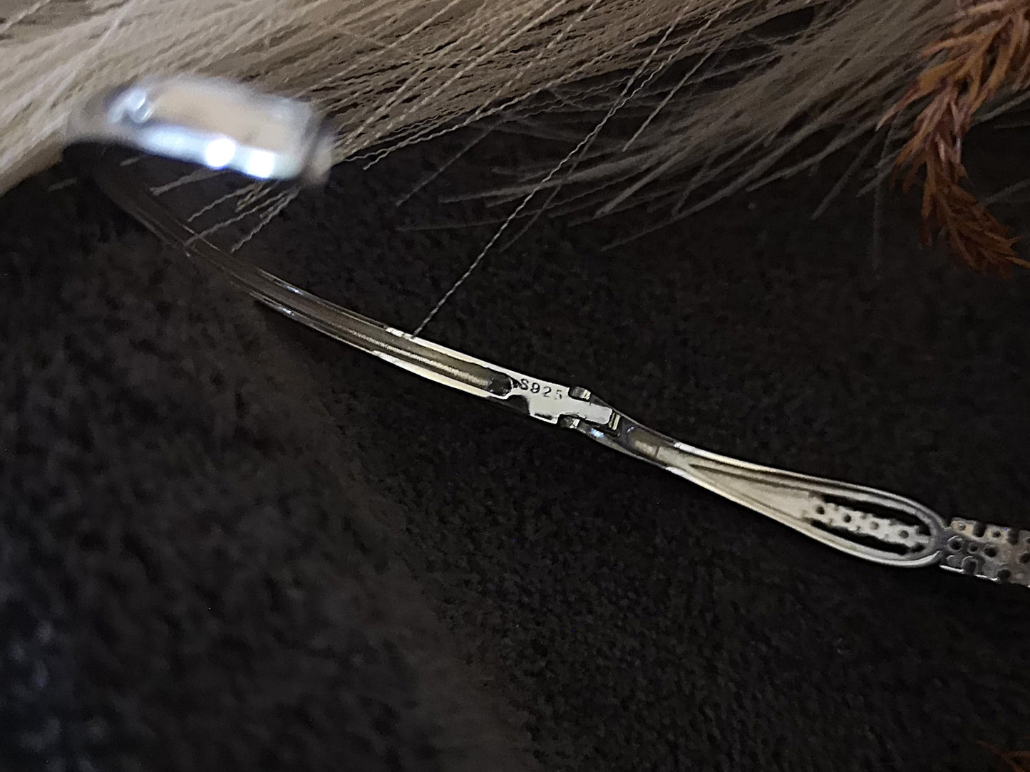 Women Silver Signature Solitaire Pure 925 Silver Bracelet