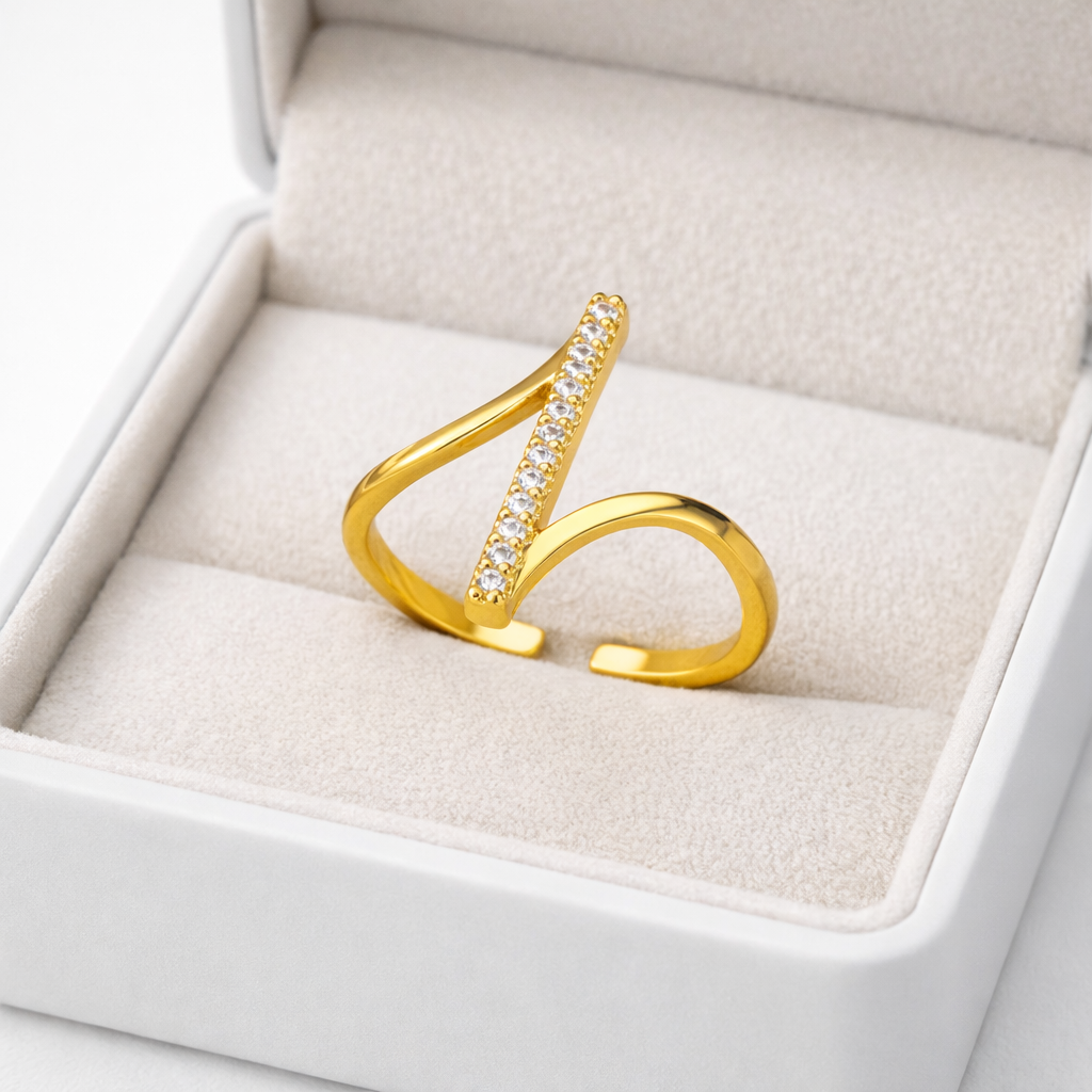 Titanium Steel Zirconia Durable Color Women's Ring