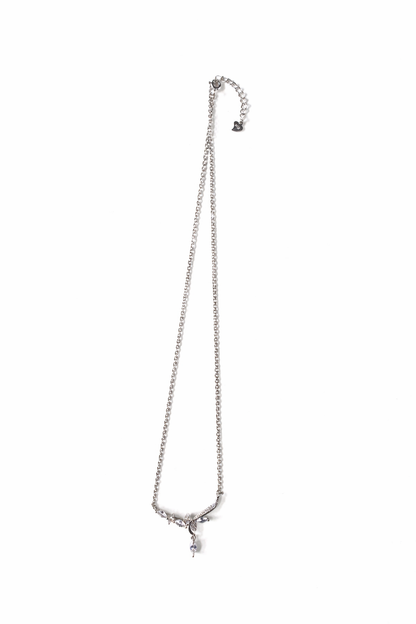 Elegant 925 Pure Silver Necklace with Heart Charm