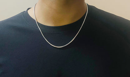 Royal Spike Italian Pure 925 Silver Chain