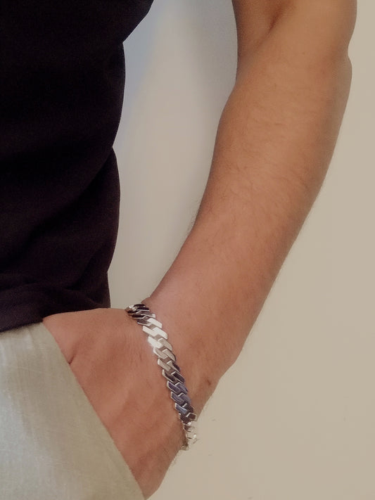 Men's Iced Out Cuban Link Bracelet