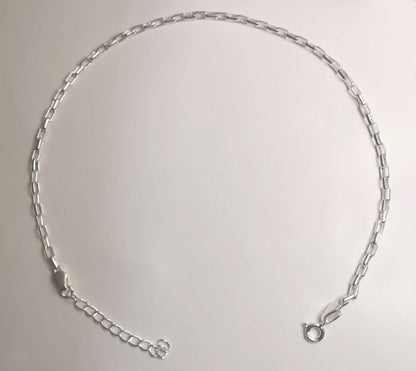 KAAVI Women's Cuban 925 Silver chain Anklet