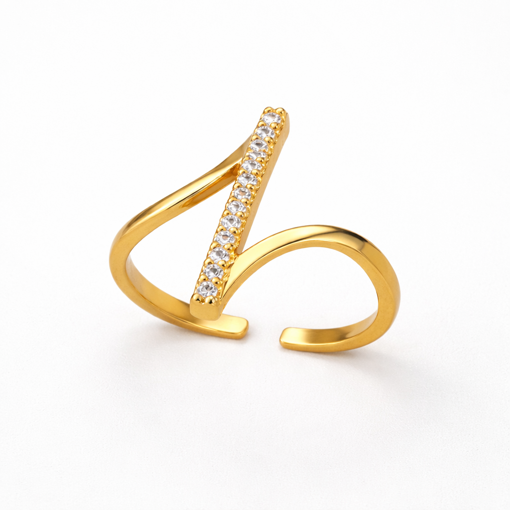 Titanium Steel Zirconia Durable Color Women's Ring