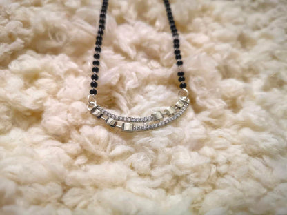 Dazzling Silver Pure 925 Suhaagn Mangalsutra by KAAVI