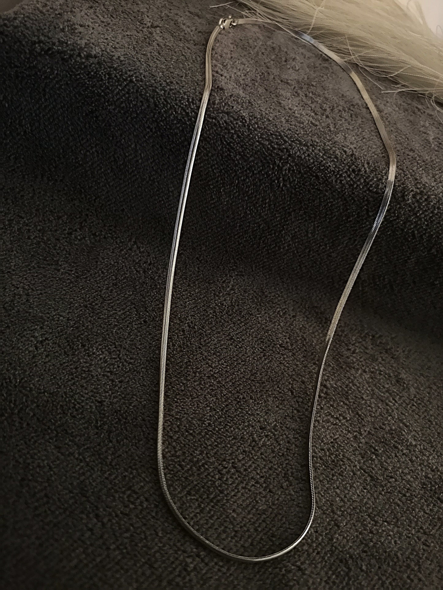 Men's Herringbone Pure 925 Silver Chain