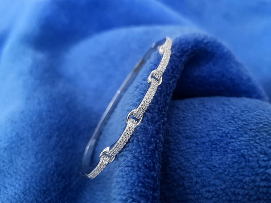 Women Floral Cuban Bracelet