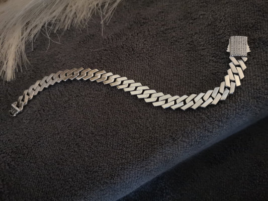 Men's Iced Out Cuban Link Bracelet