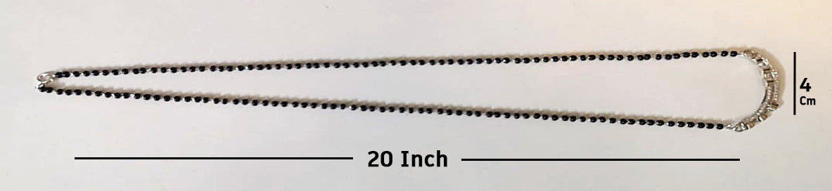 Dazzling Silver Pure 925 Suhaagn Mangalsutra by KAAVI