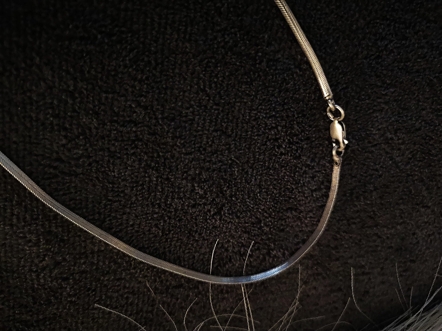 Men's Herringbone Pure 925 Silver Chain