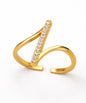 Titanium Steel Zirconia Durable Color Women's Ring