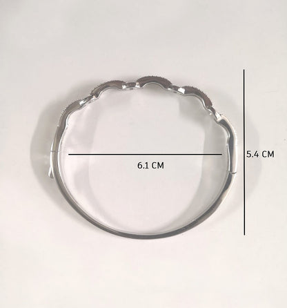 Women Floral Cuban Bracelet