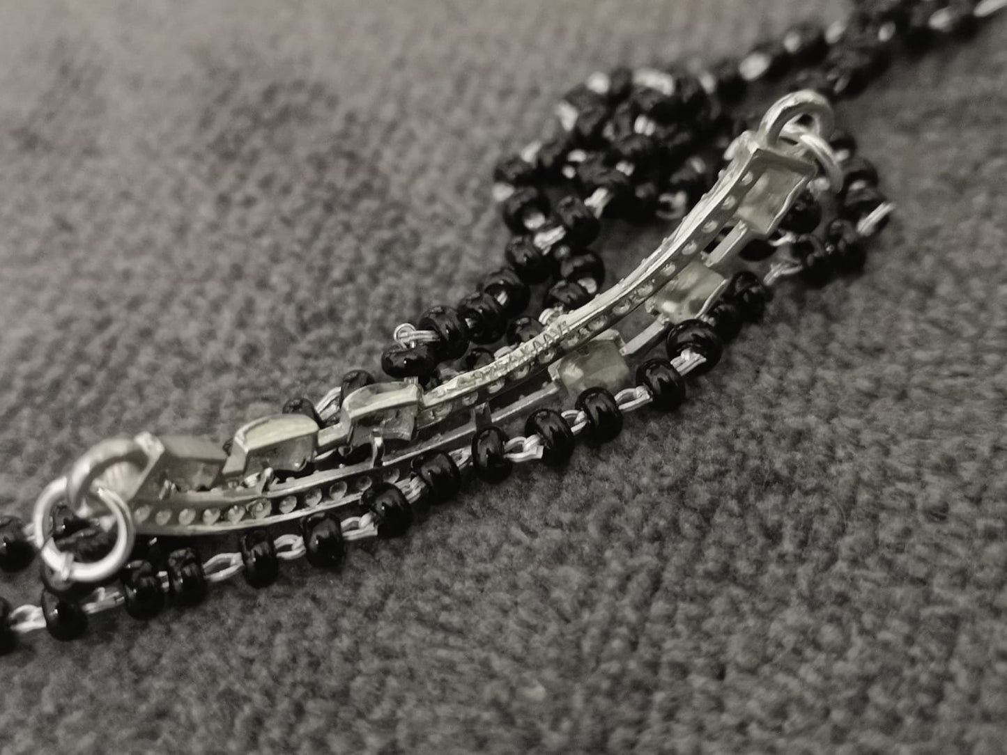 Dazzling Silver Pure 925 Suhaagn Mangalsutra by KAAVI