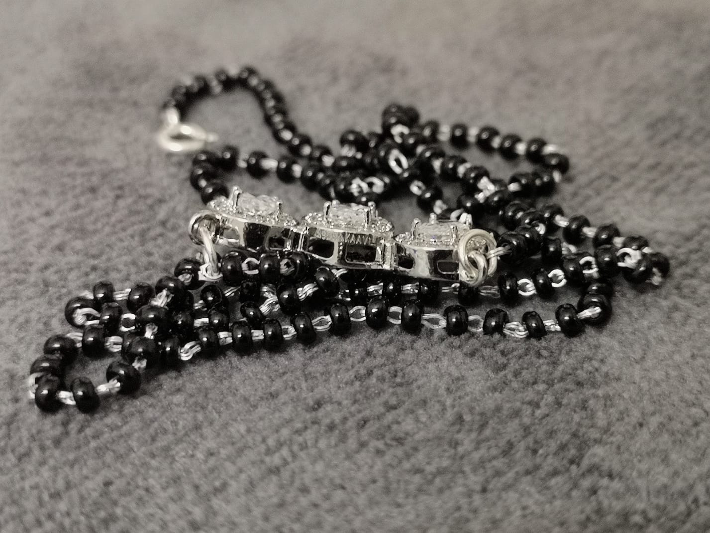 Eternal Bond 925 Silver Circle Women Mangalsutra