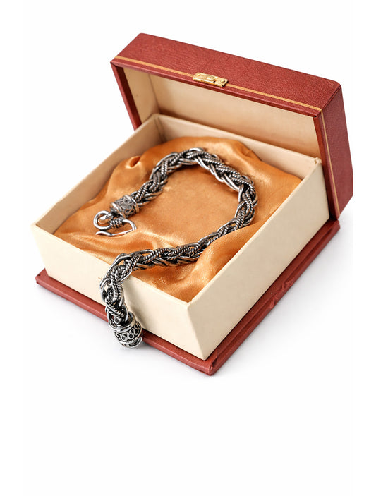 Antique Vintage Oxidised Bracelet For Men