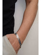 Iced Out Cuban Link 925 Silver Bracelet For Men