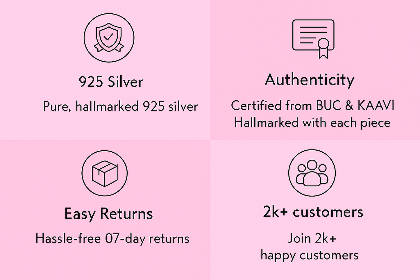 KAAVI Women's Mystical Flower 925 Oxidized Silver chain Anklet