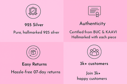 KAAVI-Woman's Magical 925 Pure Silver chain Anklet