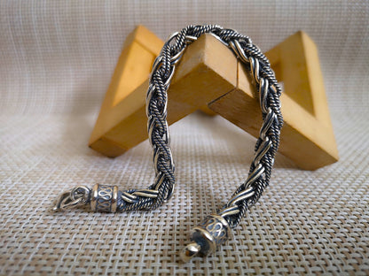 Antique Vintage Oxidised Bracelet For Men