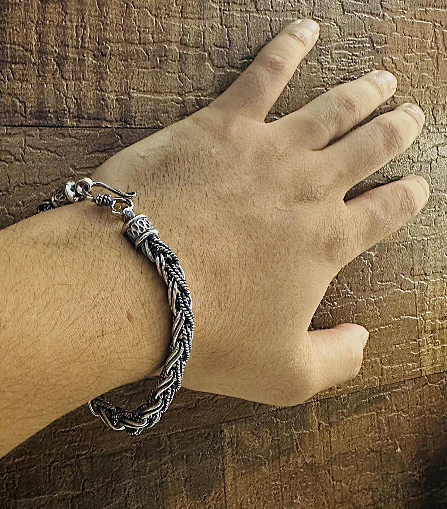 Antique Vintage Oxidised Bracelet For Men