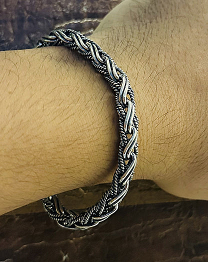 Antique Vintage Oxidised Bracelet For Men