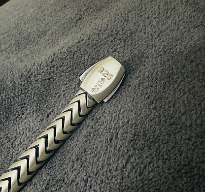 Men's Viper Crest Pure 925 Silver Turkish Bracelet