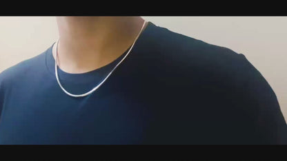 Royal Spike Italian Pure 925 Silver Chain