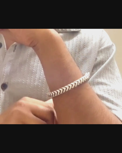 Men's Viper Crest Pure 925 Silver Turkish Bracelet